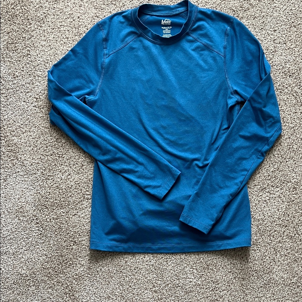 REI Kids Teal thermal top